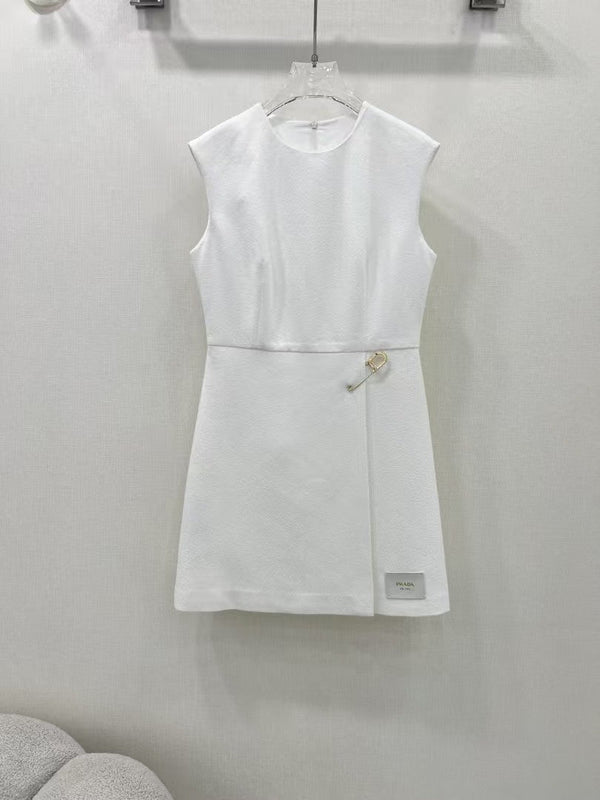 New Style Safety Pin Sleeveless Dress