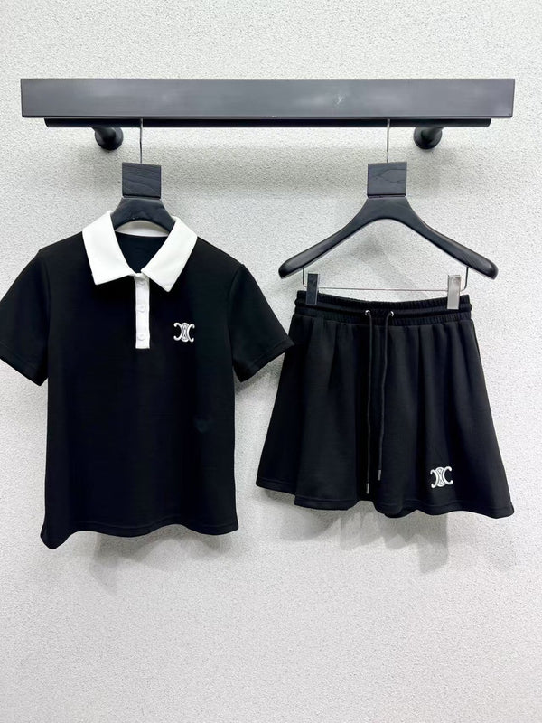 25SS polo collar casual suit