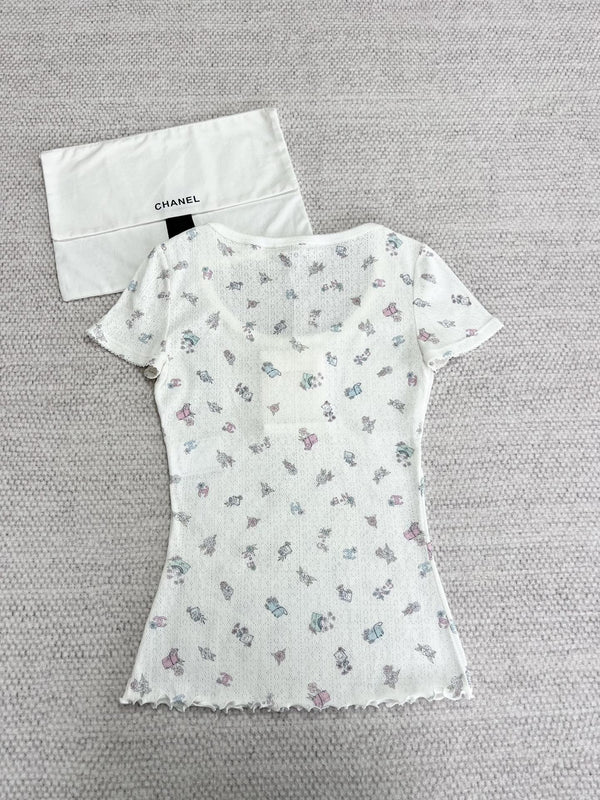 small rhinestones and letters on the back