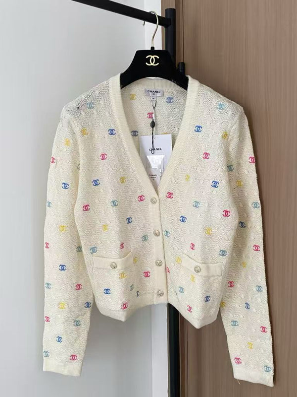 New embroidered cardigan.