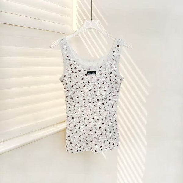 Floral Print Vest